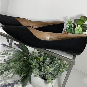 a•n•d e a w y Black Suede Flats